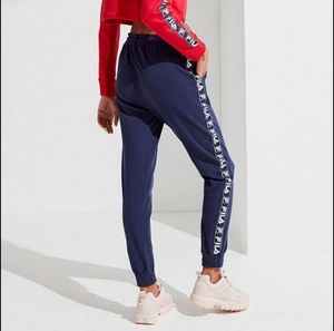 Red Fila Logo Sweatpants